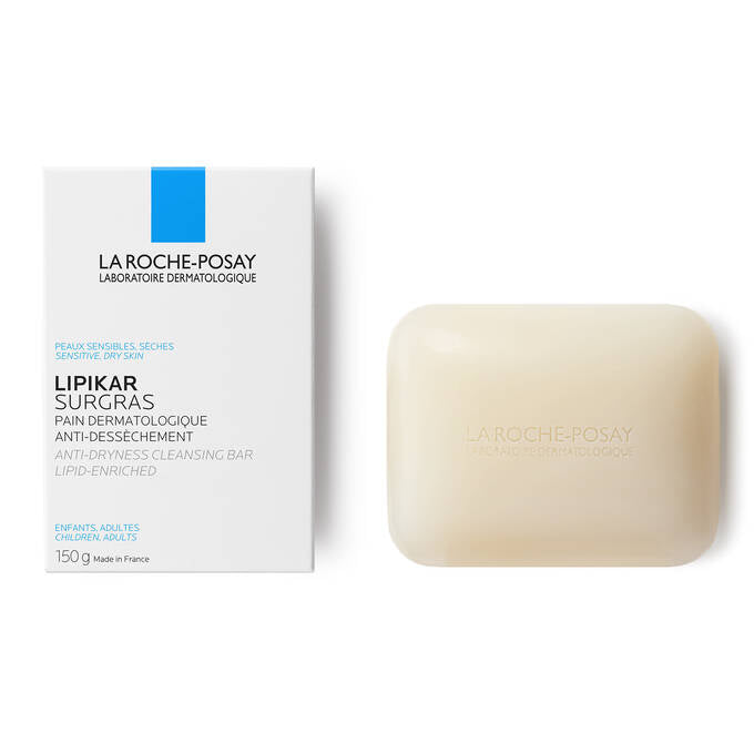 LA ROCHE-POSAY Lipikar surgras pain physiologique anti-dessèchement, 150g