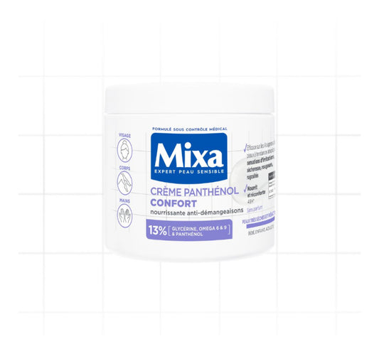 Mixa Crème Panthénol Confort – Peaux Très Sèches et Réactives - 400ml