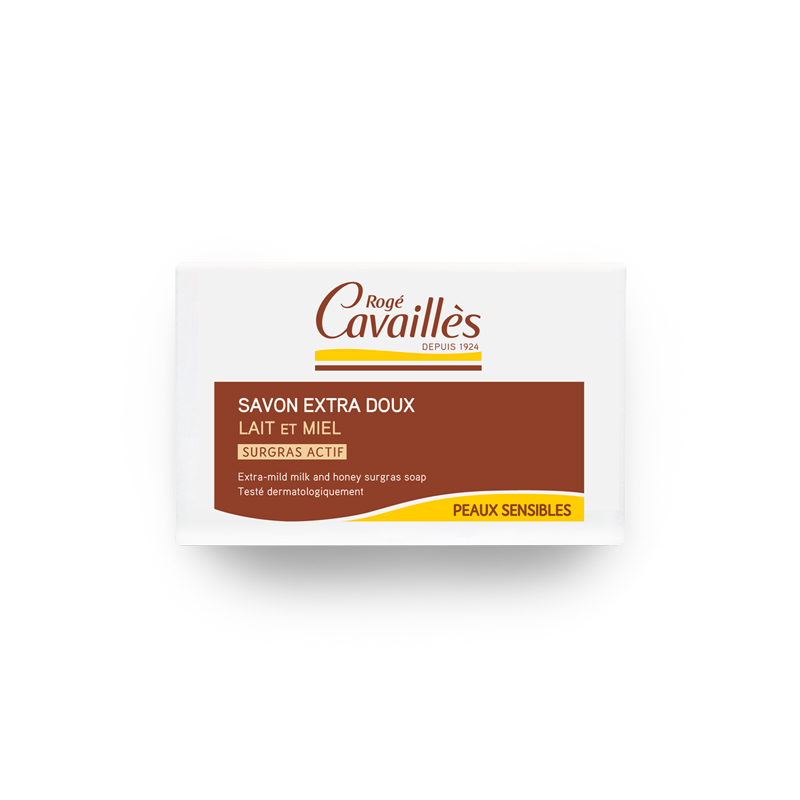 Savon Surgras Extra-Doux Lait et Miel - 150g