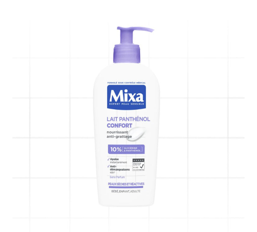 Mixa Lait Panthénol Confort – Apaisant & Anti-grattage - 400ml