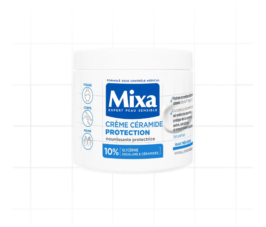 Mixa Crème Céramide Protection – Peaux Très Sèches - 400ml